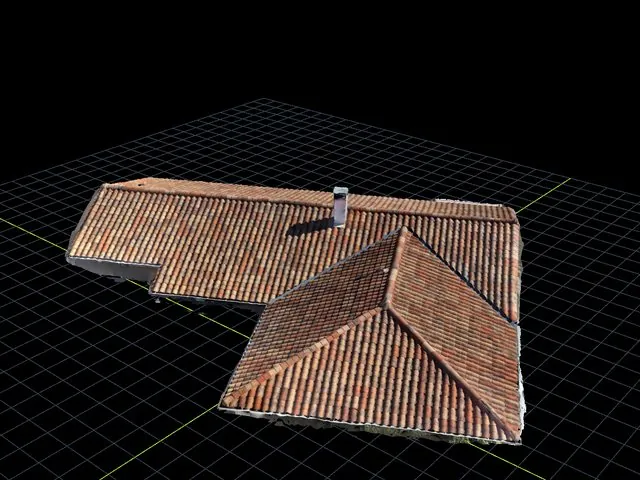 Maquette 3D de la toiture